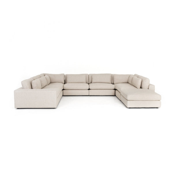7 Piece Sectional with Ottoman