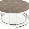 Faux Shagreen Nesting Coffee Tables