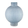 Blue Frosted Glass Vases - 3 Sizes