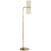 Metal Floor Lamp with Curved Neck - Hamptons Furniture, Gifts, Modern & Traditional