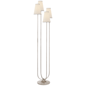 Metal Floor Lamp with 4 Stems - Hamptons Furniture, Gifts, Modern & Traditional