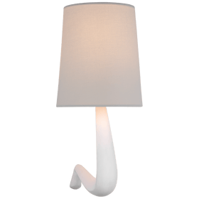 Gaya Medium Sconce with Linen Shade