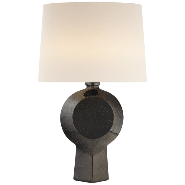 Nicolae Large Table Lamp with Linen Shade