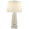 Parisienne Medium Table Lamp in Iced Coconut with Natural Percale Shade