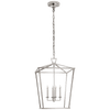 Medium Lantern in Polished Nickel