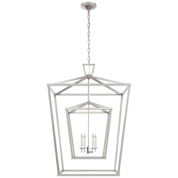 Extra Large Double Cage Lantern - Hamptons Furniture, Gifts, Modern & Traditional