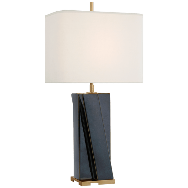 Niki Medium Table Lamp in 3 color ways with Linen Shade