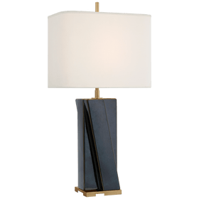 Niki Medium Table Lamp in 3 color ways with Linen Shade