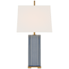 Niki Medium Table Lamp, Linen Shade