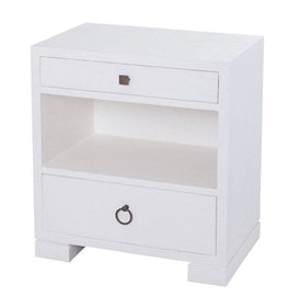 White Painted Nightstand/ side Table