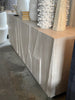 Long Contemporary Sideboard or Credenza in off white