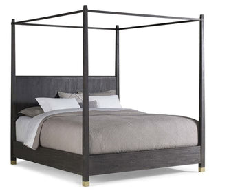 Four Poster Canopy Bed in Wood