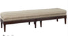 Transitional Wooden Bench in Multiple Sizes and Fabrics