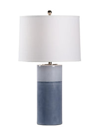 Two Tone Ceramic Table Lamp with  Blue