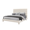 Channeled Upholstered Bed