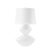 White Modern Hand Made Lamp - Hamptons Furniture, Gifts, Modern & Traditional
