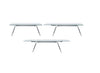 Modern Extendable Glass Top Dining Table - Hamptons Furniture, Gifts, Modern & Traditional