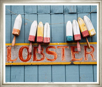 Lobster Buoy Print