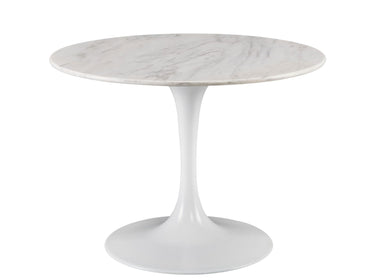 Round Dining Table with Marble Top - Hamptons Furniture, Gifts, Modern & Traditional