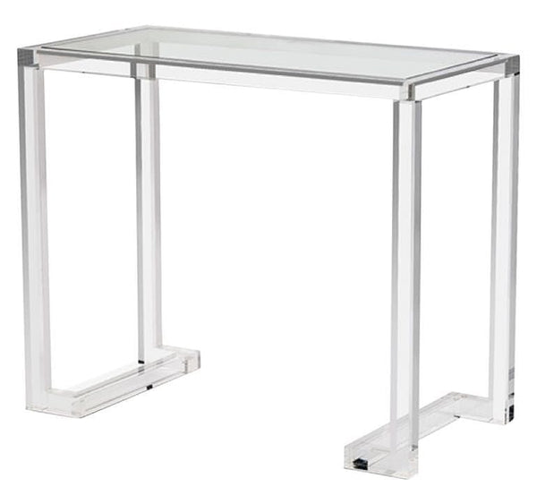 Acrylic and Glass Console - Hamptons Furniture, Gifts, Modern & Traditional