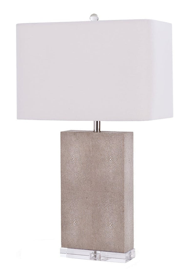 Faux Shagreen Table Lamp - Hamptons Furniture, Gifts, Modern & Traditional