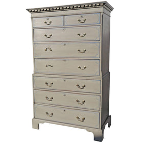 Antique Highboy with Decorative Cornice - Hamptons Furniture, Gifts, Modern & Traditional