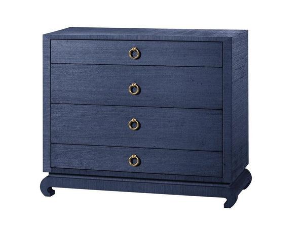 Lacquered Grasscloth Chest of Drawers - Hamptons Furniture, Gifts, Modern & Traditional