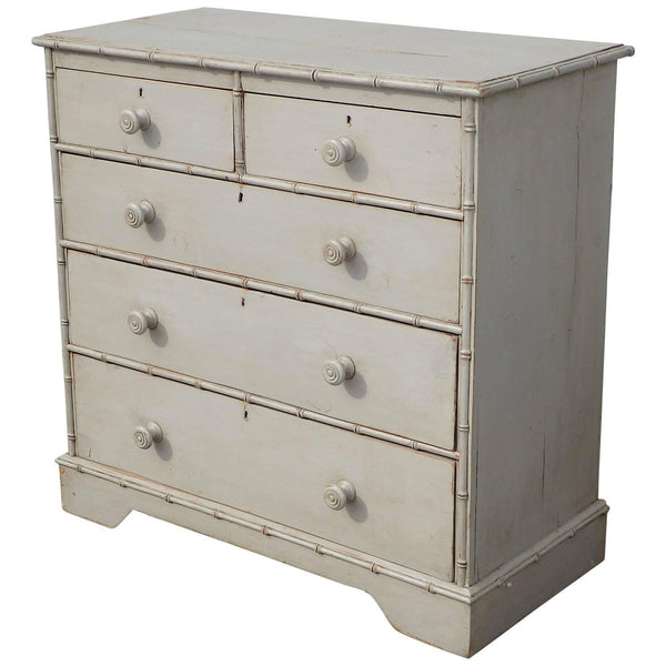 Faux Bamboo Painted Dresser - Hamptons Furniture, Gifts, Modern & Traditional