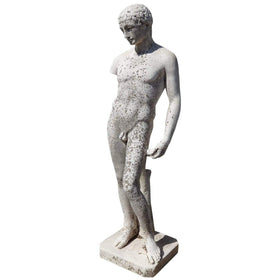 Early 20th Century Statue of a Young Man - Hamptons Furniture, Gifts, Modern & Traditional