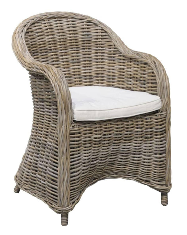 Wicker Arm Chair - Hamptons Furniture, Gifts, Modern & Traditional