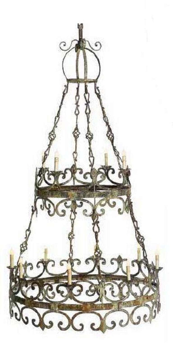 Large Two Tier Chandelier
