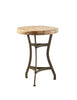 Reclaimed Wood and Iron base side table - Hamptons Furniture, Gifts, Modern & Traditional