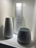 Horizontally Textured Porcelain Vases