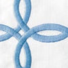 Gordon Knot Embroidered Linens - Hamptons Furniture, Gifts, Modern & Traditional