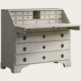 Painted Writing Desk with Drawers - Hamptons Furniture, Gifts, Modern & Traditional