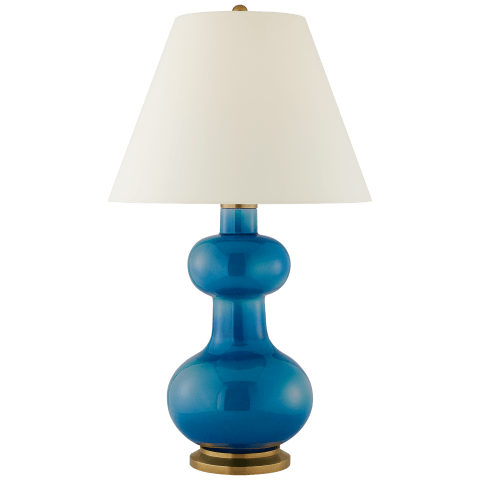 Chambers Large Table Lamp in Blue