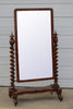 English Walnut Standing Mirror - Hamptons Furniture, Gifts, Modern & Traditional