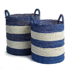 Woven Baskets in Blue