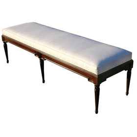 Upholstered Long Bench - Hamptons Furniture, Gifts, Modern & Traditional