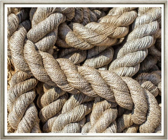 Giclee Fine Art Photograph of Large Rope Twists