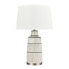 RIBBED AND STRIPED 30'' HIGH TABLE LAMP
