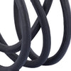 Black Painted Metal Loop Sculpture