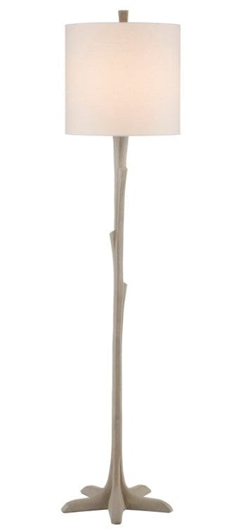 Faux Bois Floor Lamp with Star Base