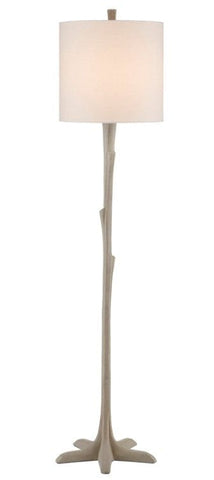 Faux Bois Floor Lamp with Star Base – English Country Home