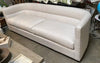 90.5" Sofa, channelled sofa with shapely ends
